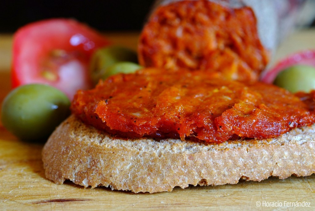 Pan con sobrasada Mallorca