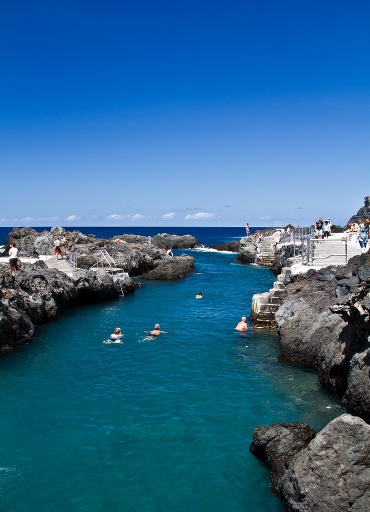 Natural pool in Tenerife