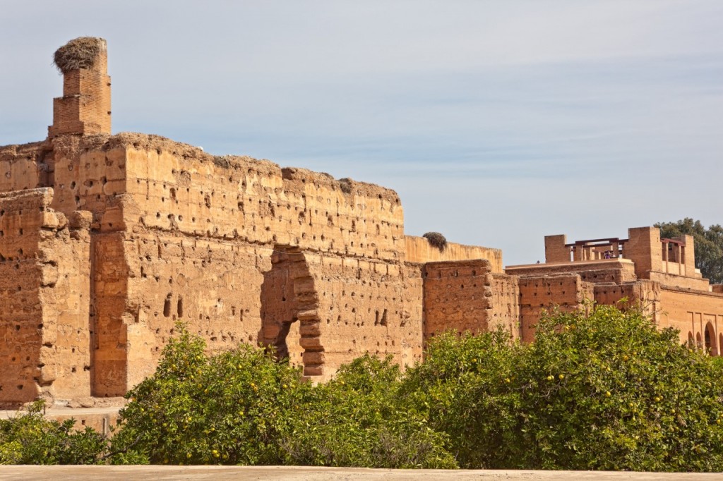 The ruins of the El Badi Palace