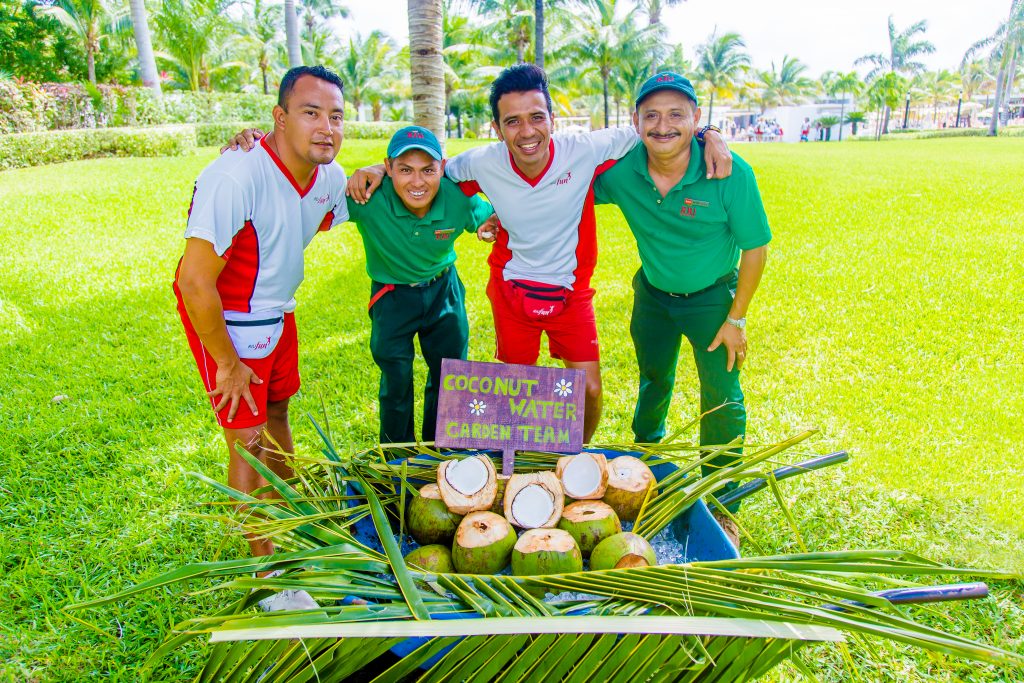 El equipo de animacion y jardineria