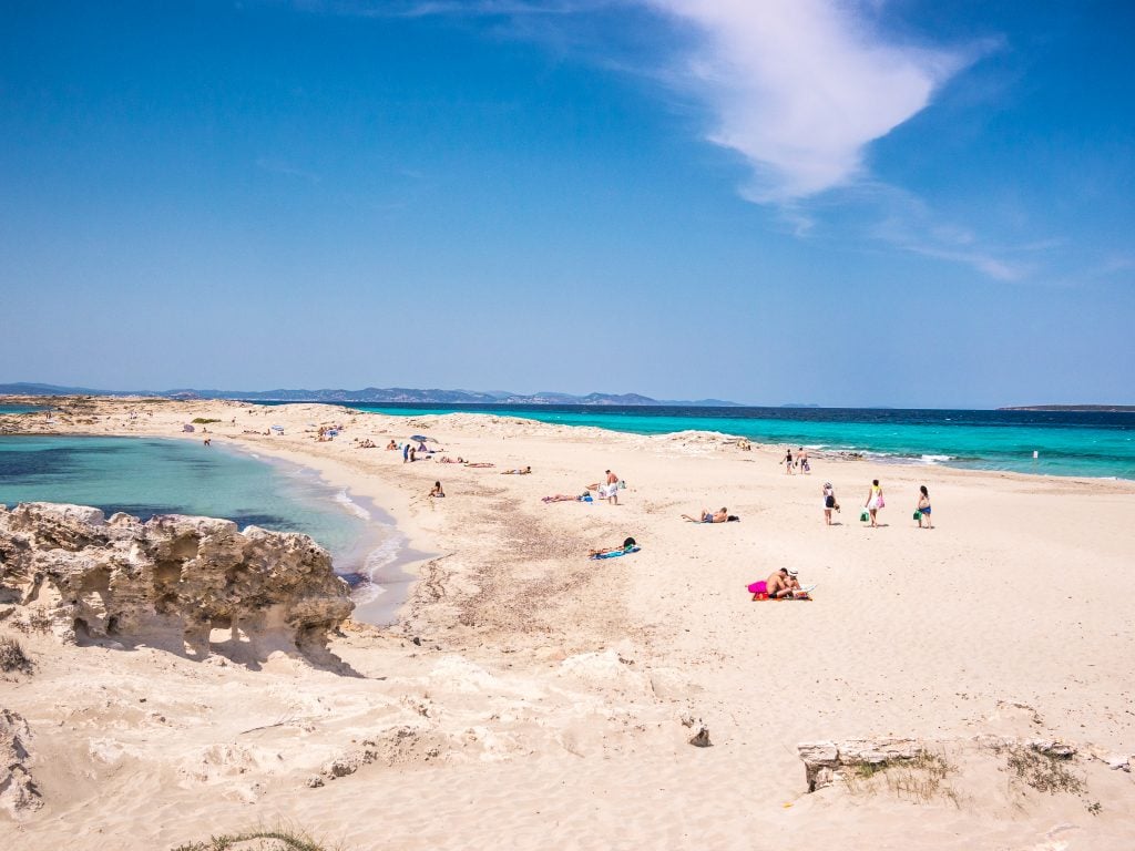 Playa de Illetes en Formentera