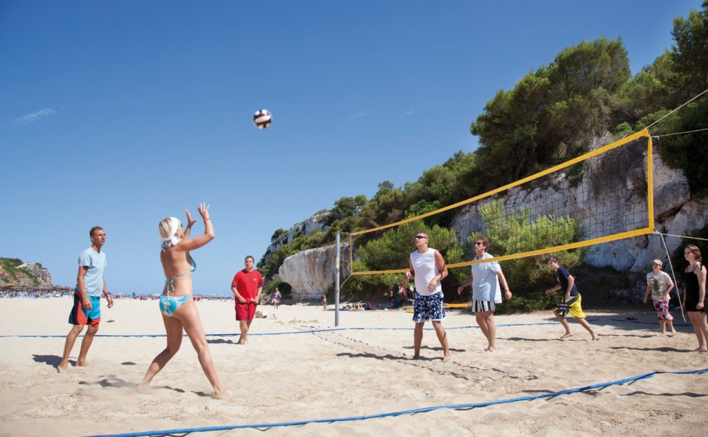 Beach volley healthy vacation RIU