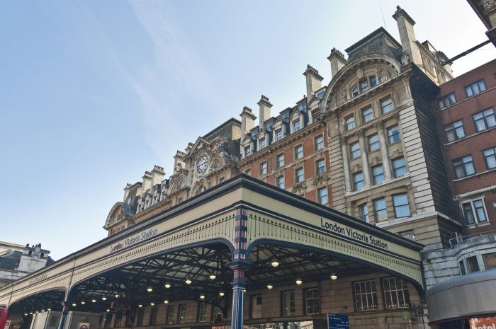 Victoria Station befindet sich neben dem künftigen RIU-Haus in London