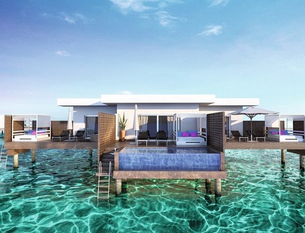 This is what the bedrooms with a private pool will be like