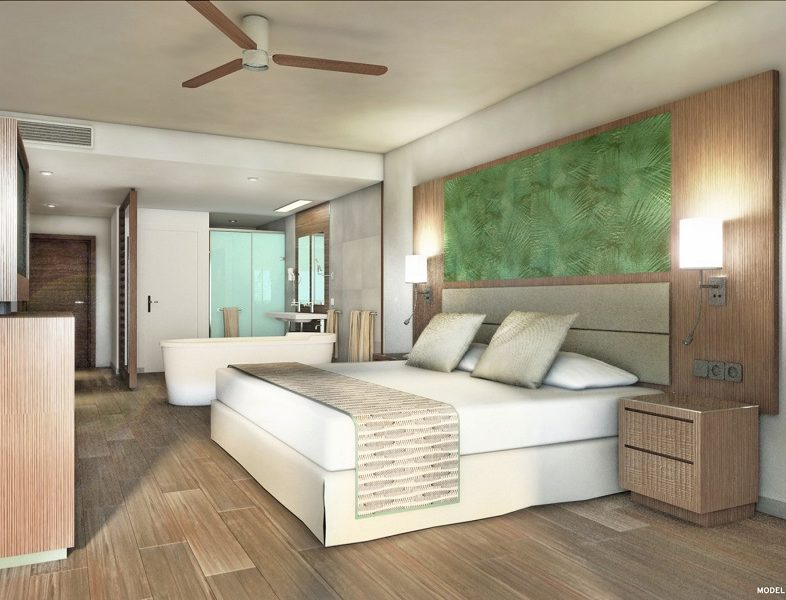 interior de las habitaciones del hotel Riu Palace Maldivas