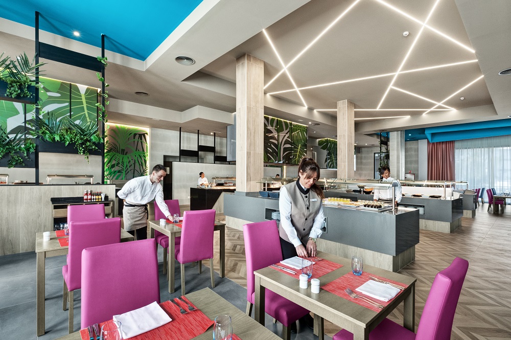 Thanks to renovation, the restaurants have a completely new look