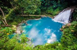The spectacular natural setting of Ocho Rios