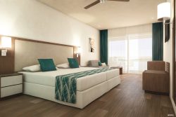 Innenausstattung der Zimmer des Hotels Riu Atoll