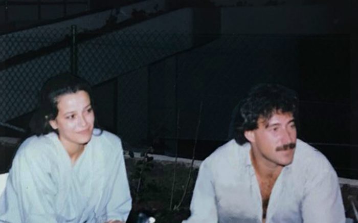 Luis Riu with his wife at the Riu Palmeras 