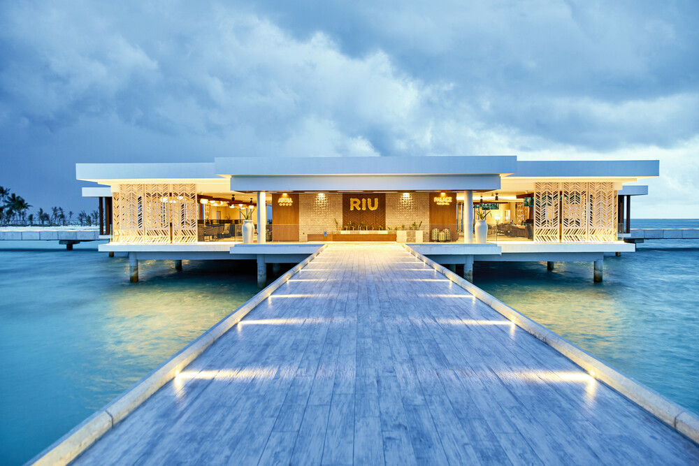 The hotels Riu Atoll and Riu Palace Maldivas share a reception