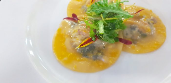 Los "Raviolis con pasión" son una receta del hotel Riu Palace Mexico