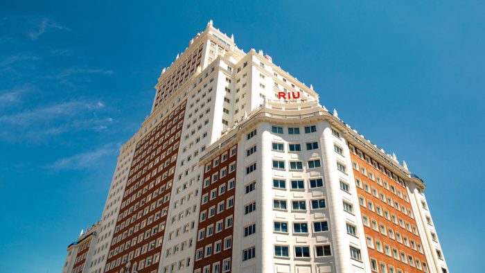 Hotel Riu Plaza España, one of Luis Riu's latest projects