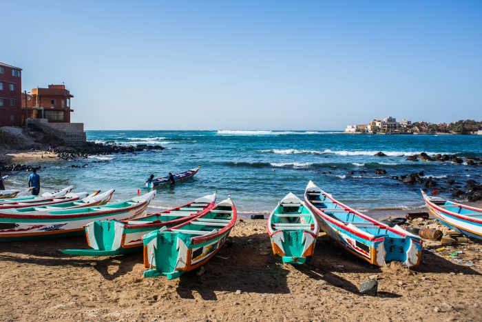Boats in the coast of Senegal, RIU’s new tourist destination