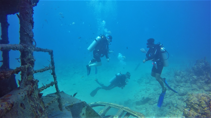 In the Dominican Republic you can go diving with RIU and Scuba Caribe