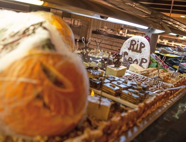 A group of monsters and zombies have invaded the Riu Guanacaste hotel for Halloween