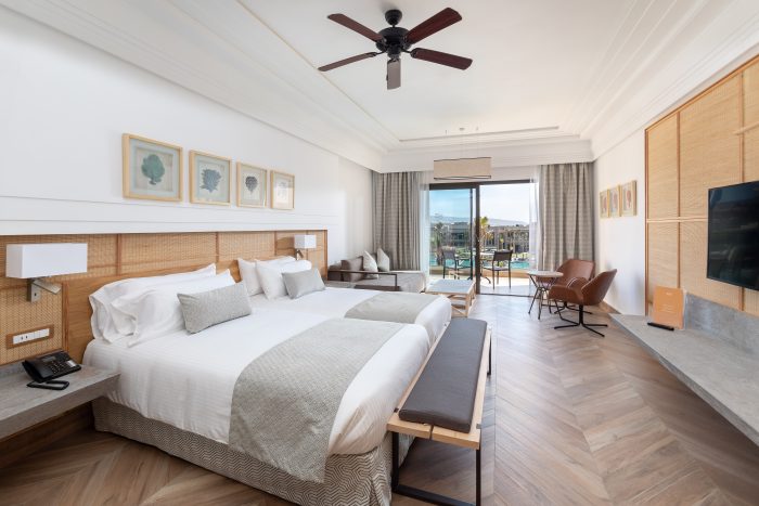 The rooms in the new RIU hotel are exquisitely designed