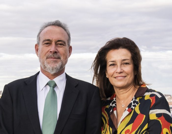 Luis Riu, CEO of RIU Hotels & Resorts, with his wife Isabel