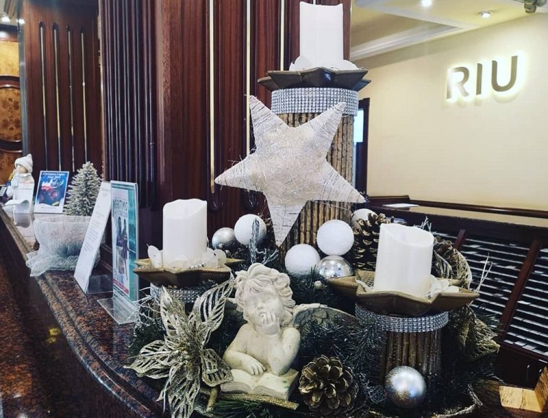 Todos los hoteles RIU han sido decorados con las mejores galas navideñas