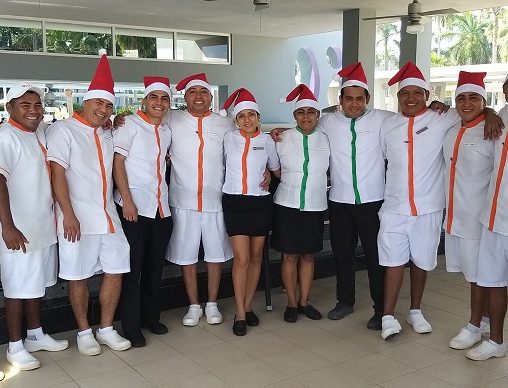 The employees of so many of our RIU hotels have been able to enjoy Christmas festivities organized just for them