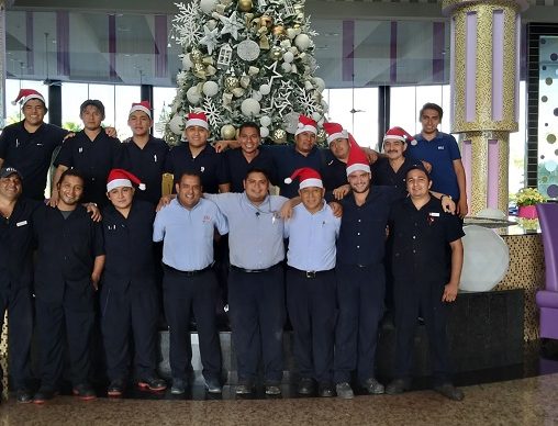 Los trabajadores de muchos hoteles de RIU han podido asistir a celebraciones de Navidad preparadas para ellos
