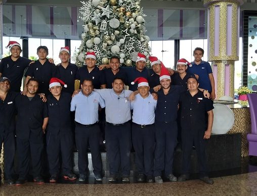 The employees of so many of our RIU hotels have been able to enjoy Christmas festivities organized just for them