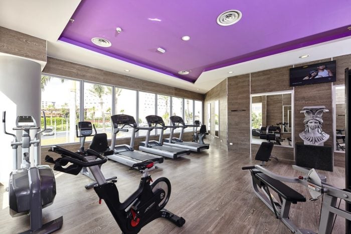 You have a gym at your disposal at the Riu Paradise Island hotel