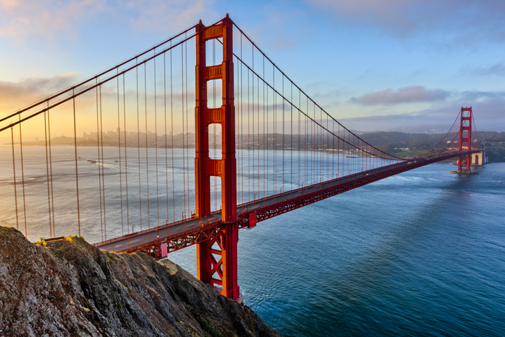 No te puedes ir de San Francisco sin visitar el Golden Gate Bridge