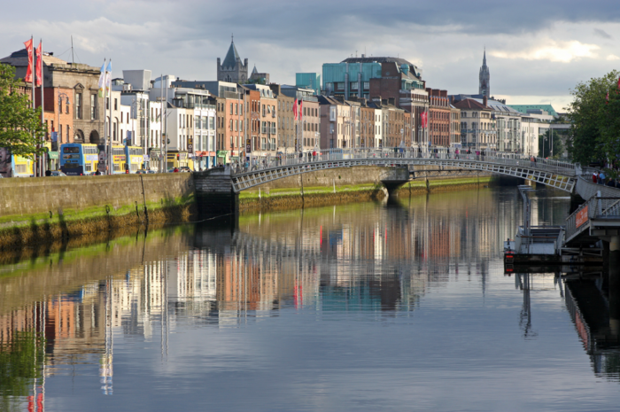 Die Stadt Dublin zeichnet sich durch ihre elegante Architektur aus