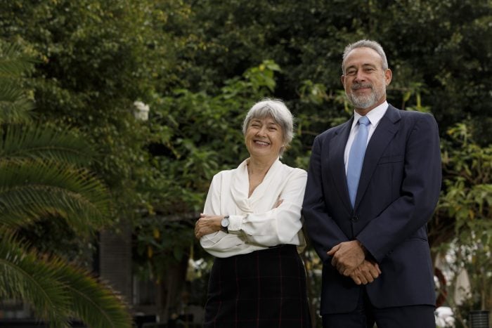 Luis Riu and Carmen Riu, owners of the RIU hotel group