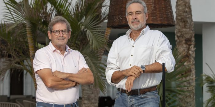Luis Riu, CEO de Riu Hotels & Resorts, y Félix Casado, consejero de la Zona Atlántica de la cadena.