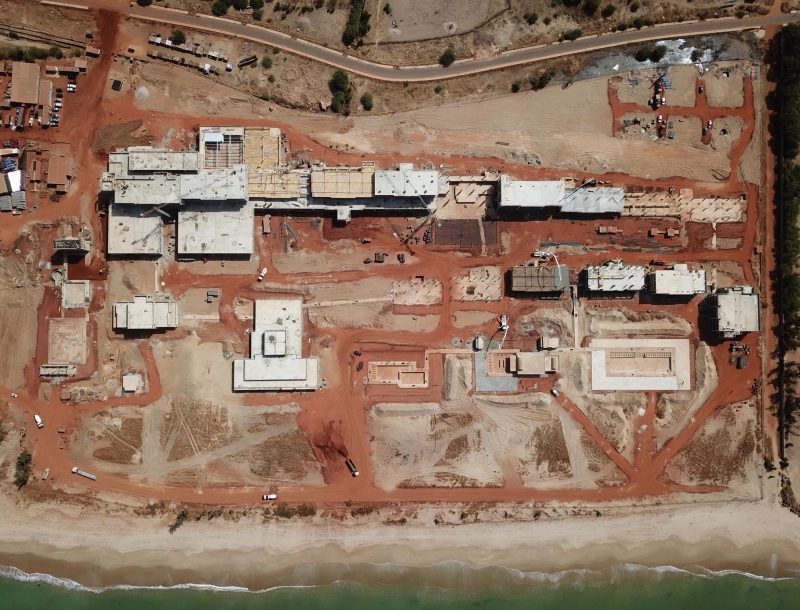 Avance de las obras de construcción del Hotel Riu Baobab en Senegal (fase 2)