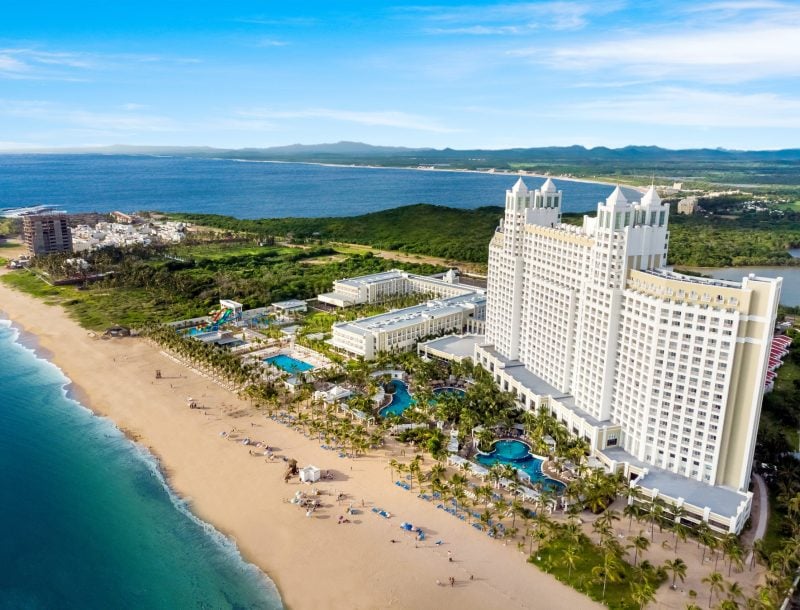 General view of the Hotel Riu Emerald Bay in Mazatlán, Mexico