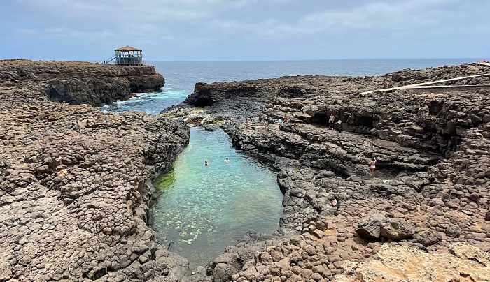Natural pool located in Buracona