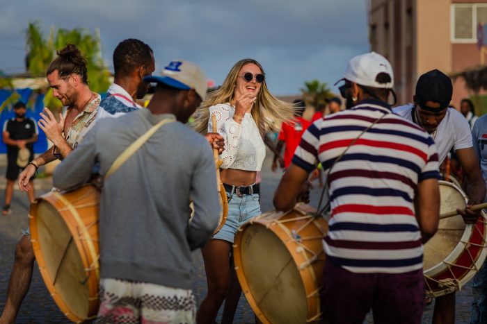 Música y bailes tradicionales en Palmeira, Isla de Sal