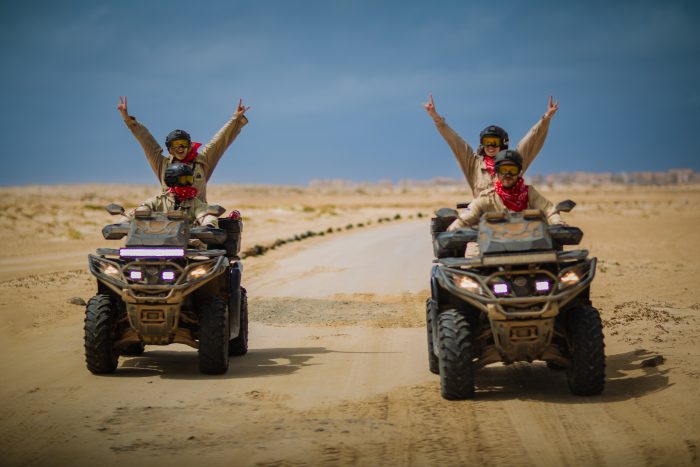 Quad biking in Serra Negra, Sal