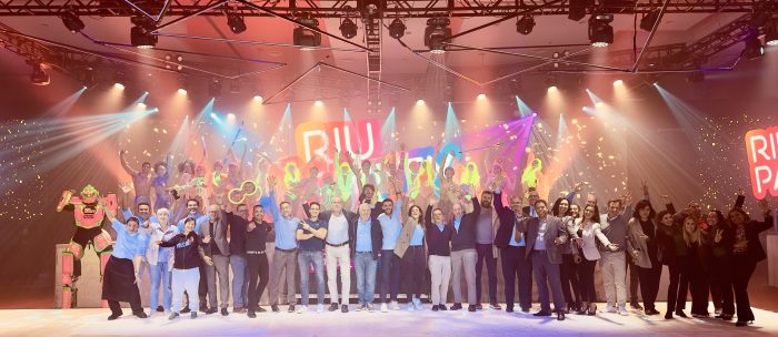 The Riu Plaza Guadalajara hotel team and RIU employees preparing for the festivities.