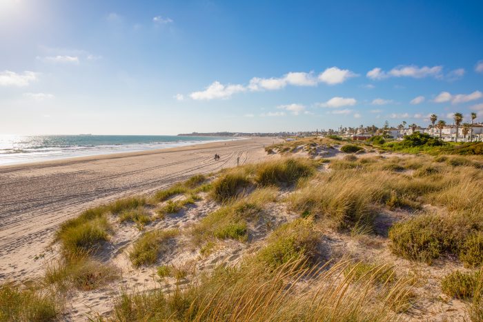 Strand La Barrosa, Chiclana, Cádiz.