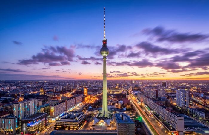 Fernsehturm am Alexanderplatz.