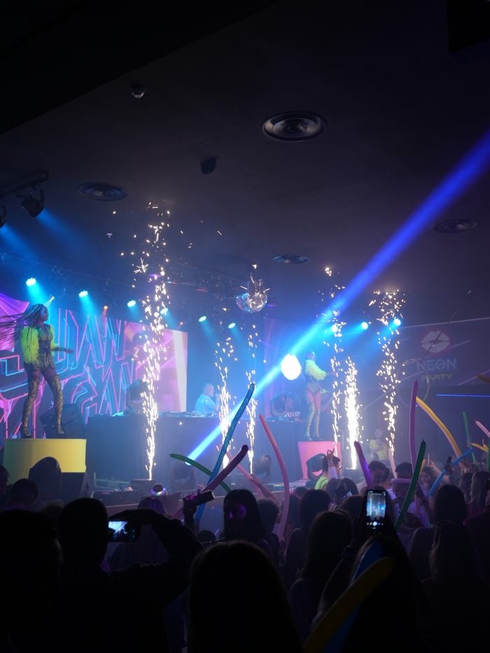 Neon Party held at the Riu Chiclana.