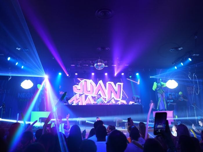 Neon Party held at the Riu Chiclana.