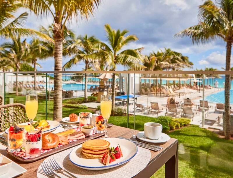 Desayuno privado en el hotel Riu Palace Kukulkan, en Cancún, dentro del servicio premium Elite Club Desayuno privado en el hotel Riu Palace Kukulkan, en Cancún, dentro del servicio premium Elite Club