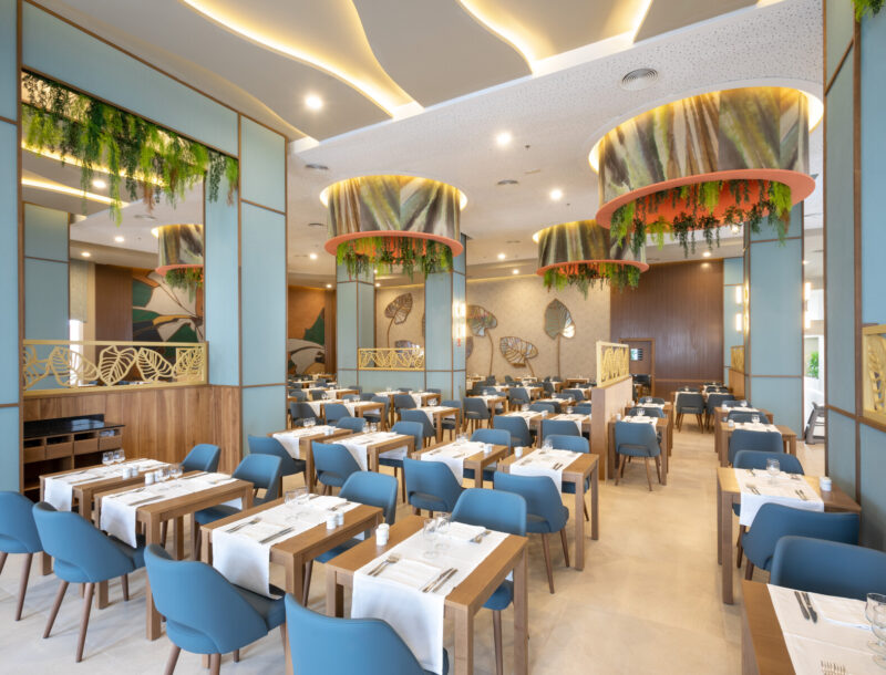 Das Hauptrestaurant des Hotels Riu Gran Canaria nach der Renovierung im Jahr 2023.