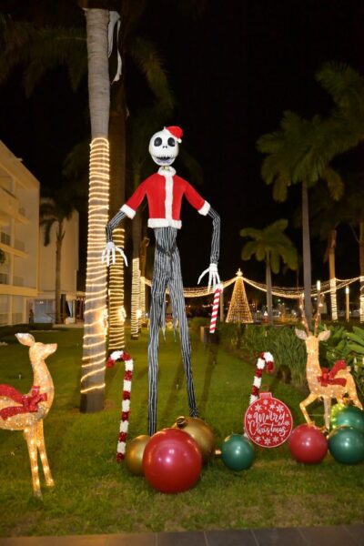 Decoracion navideña del hotel Riu Palace Jamaica