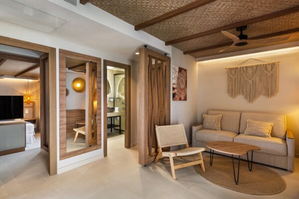 Bungalow-Zimmer des Hotels Riu Palace La Mola auf Formentera