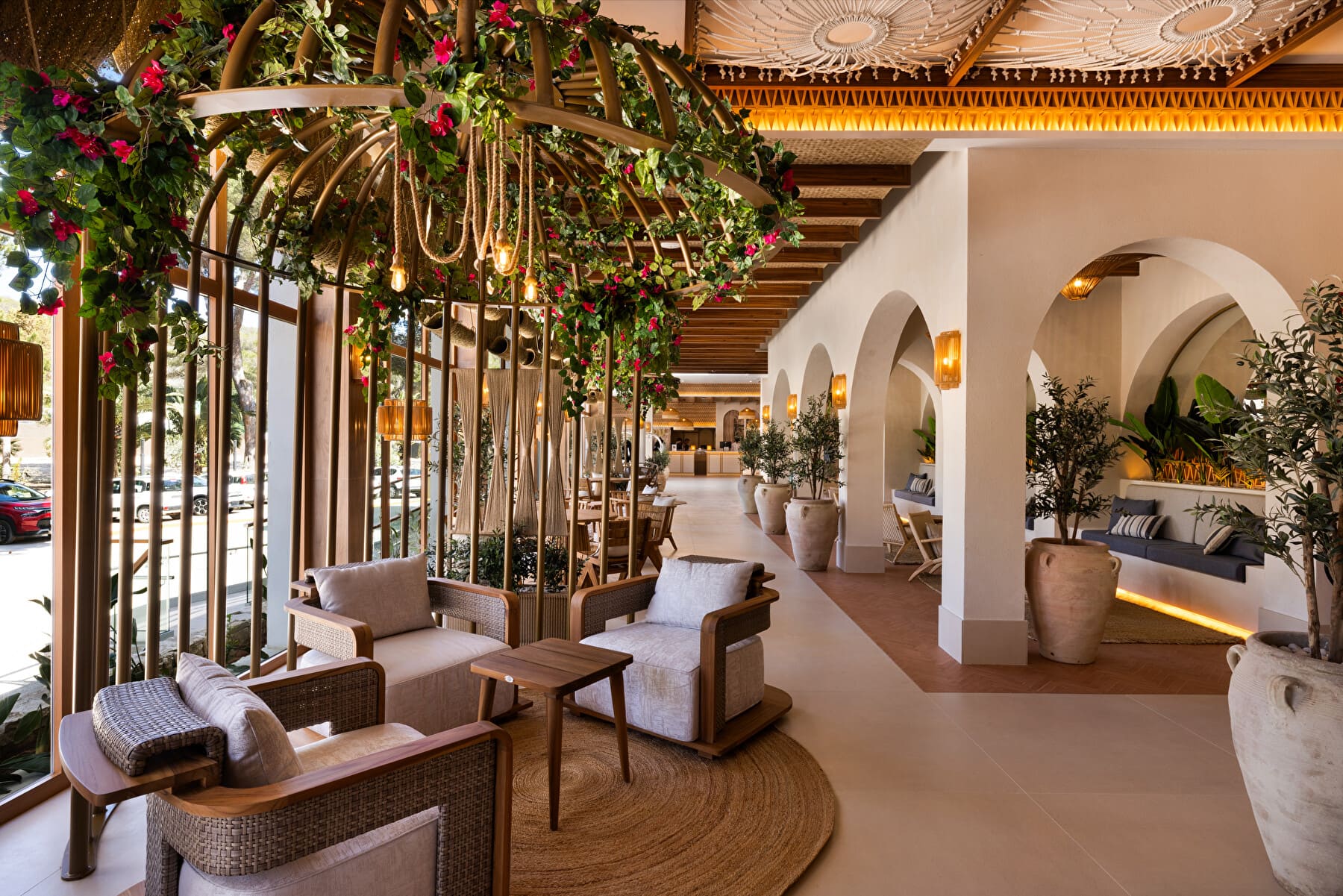 Lobby del hotel Riu Palace La Mola en Formentera