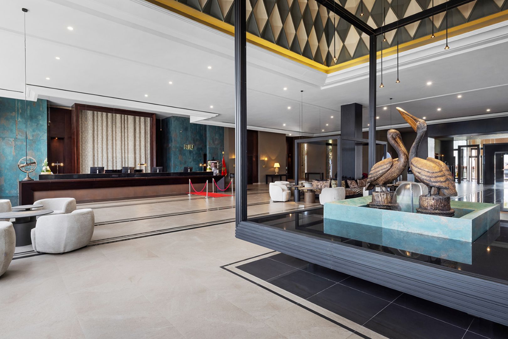 Lobby Riu Palace Tikida Agadir después de la reforma