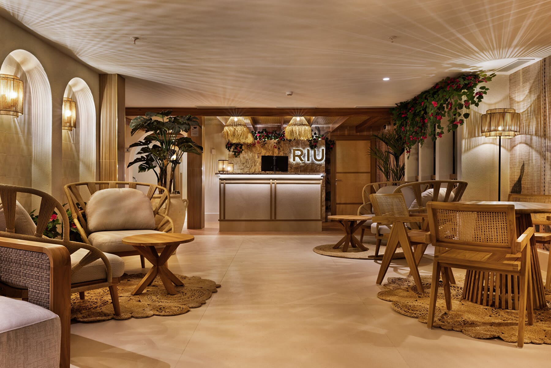 Rezeption des Hotels Riu Palace La Mola auf Formentera