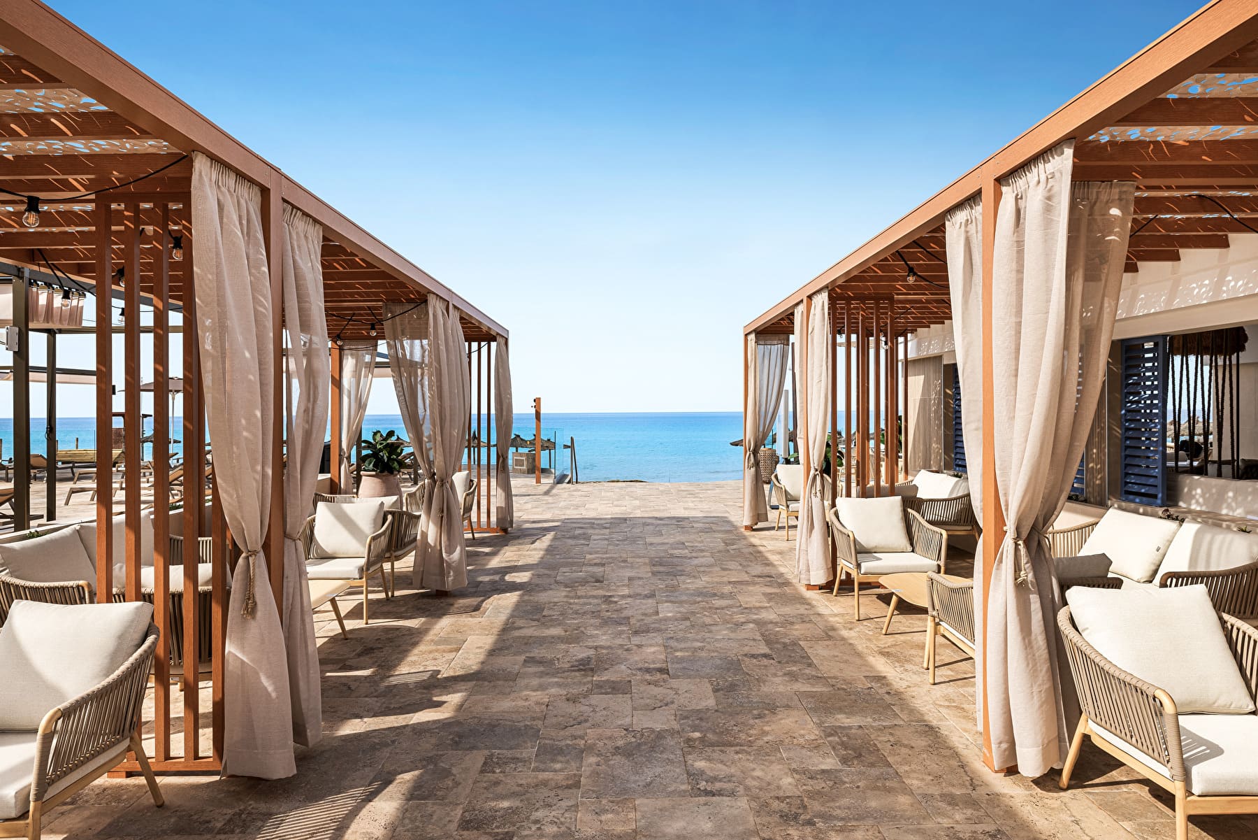 Die Snack-Bar des Hotels Riu Palace La Mola auf Formentera