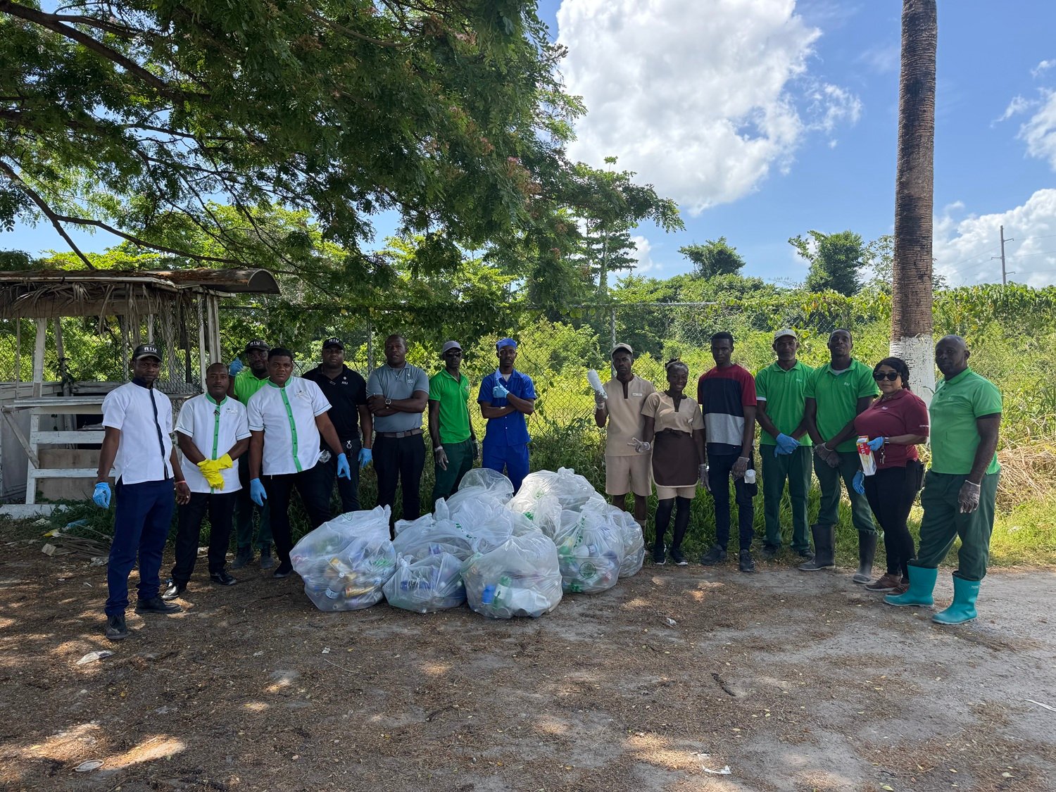 Equipo del Riu Ocho Rios, en Jamaica