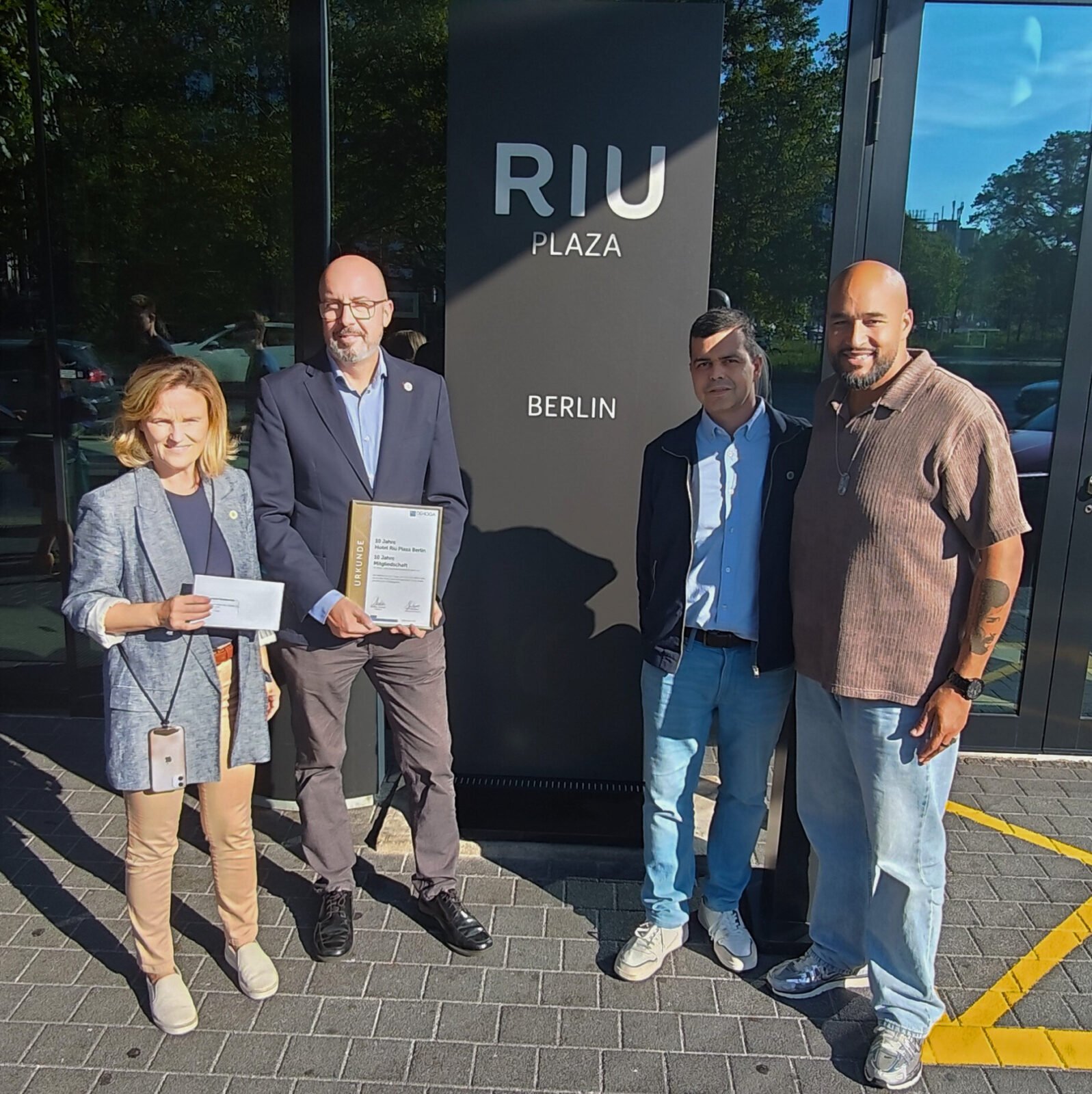 Imagen del equipo del Riu Plaza Berlin
